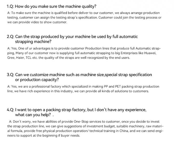 স্টেইনলেস স্টীল ৩০৪ পিপি স্ট্র্যাপ ব্যান্ড উৎপাদন লাইন, এমবসিং পিপি প্যাকিং স্ট্র্যাপ মেশিন 20